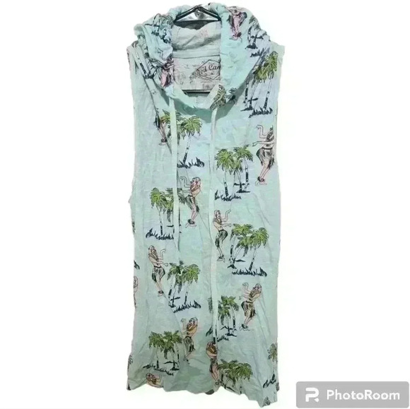 Sleeveless Hawaiian hoodie!! - Picture 1 of 5